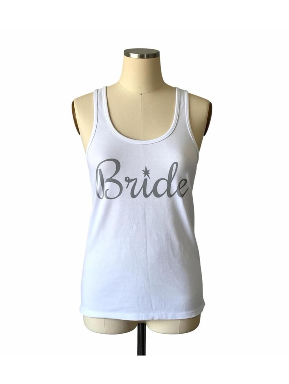 Bella+Canvas Bride Tank Top - Large White